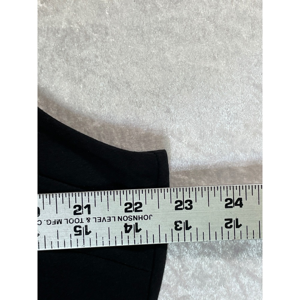 Cabi Starlet Shell Women XL Black New Asymmetrical Peplum Sleeveless Top 4578 - Picture 6 of 11